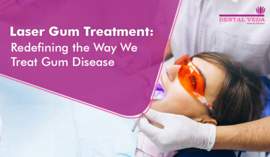 Laser gum treatment